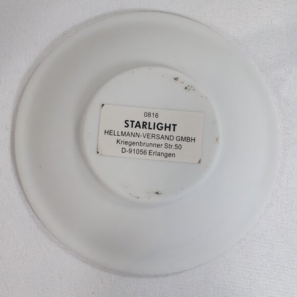 Starlight Hellmann-Versand Bisque Lithopane White Christmas 0816 Candle Holder - Picture 10 of 12